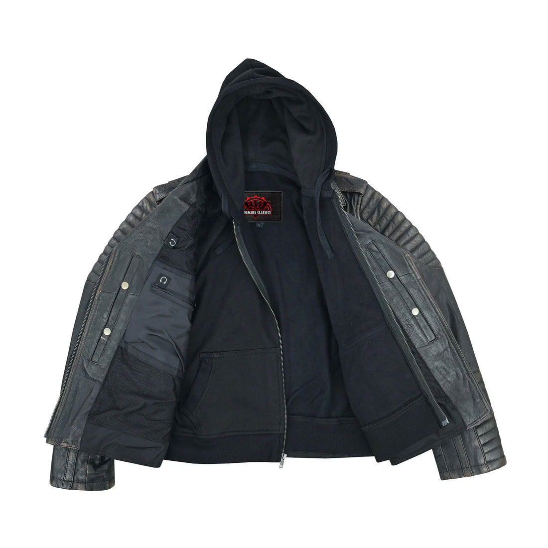 Evergreen Women's  Leather Motorcycle Jacket – Olive