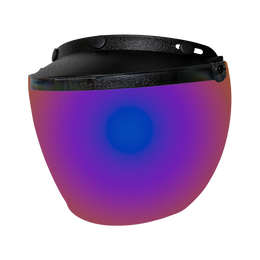 Flip Up Visor- Rainbow