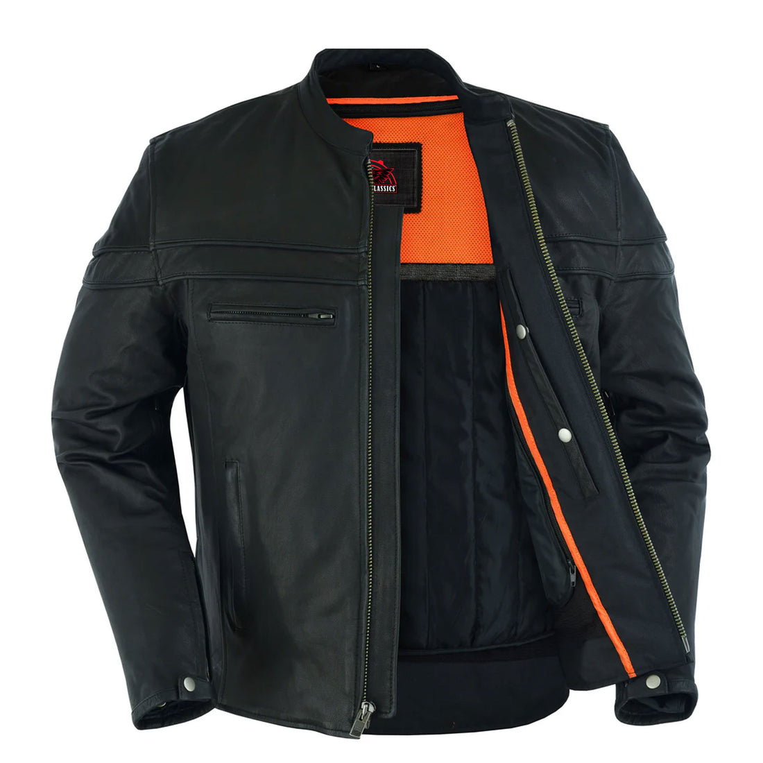 Flexer Men's Black Lightweight Leather Jacket