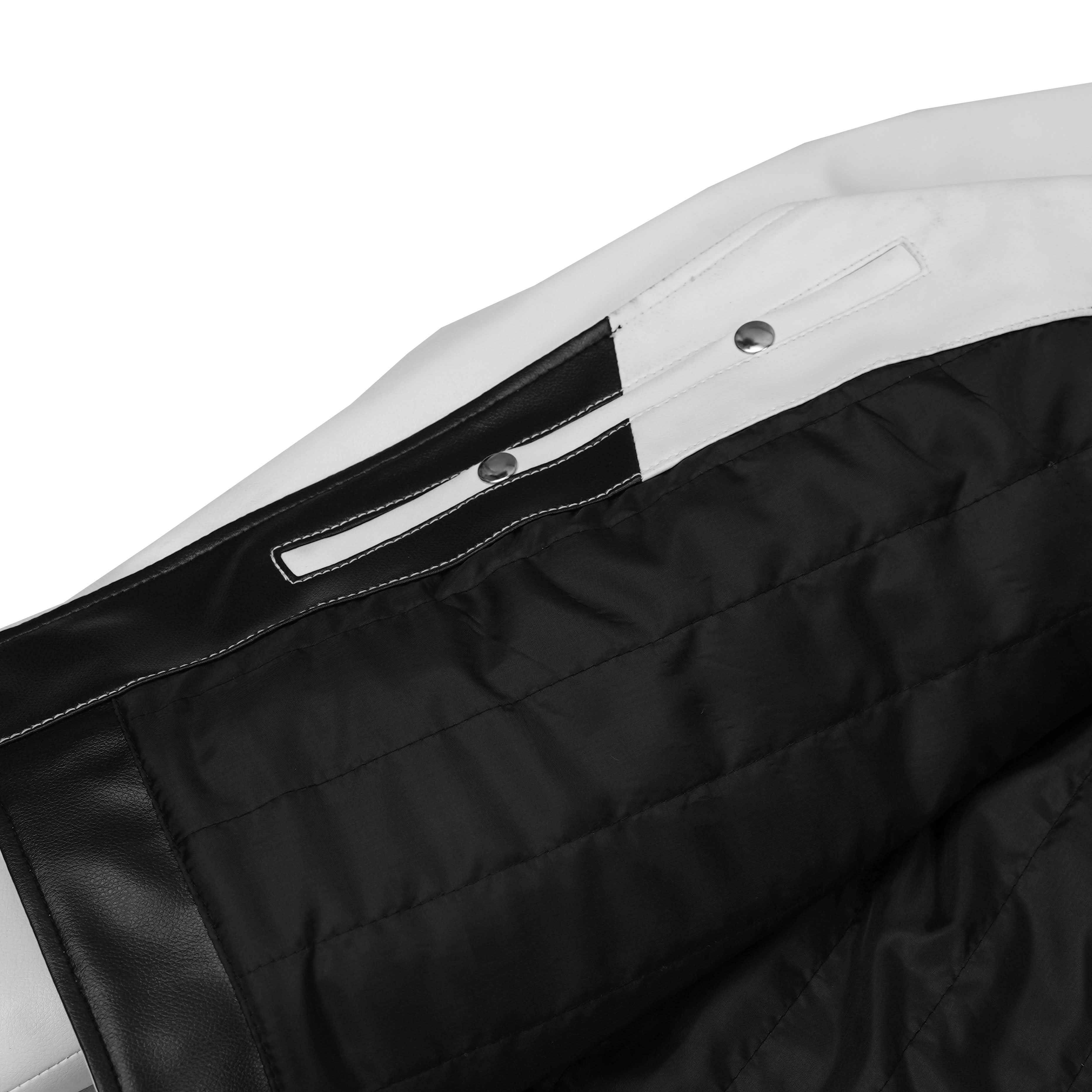 Mono Racer Mens Faux Leather Motorcycle Jacket