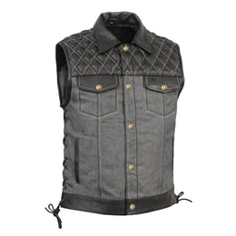 Dark Venture Men’s Leather Vest