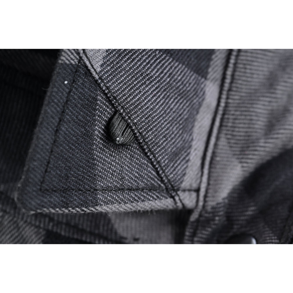 Gray Ride Men's Gray and Black Sleeveless Flannel Shirt Flannels Renegade Classics
