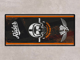 Motorcycle Mat Design for Chopper, Cruiser, Touring, Sport Motorcycle "Move The Soul" - MM751