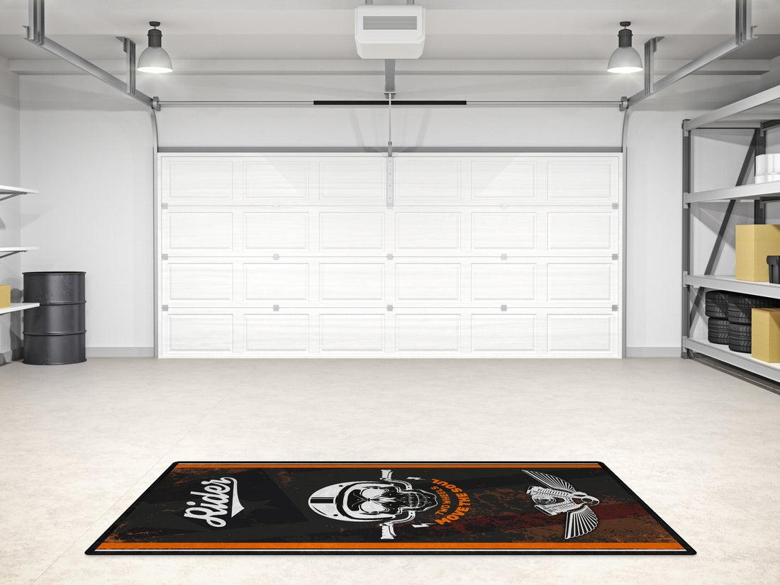 Motorcycle Mat Design for Chopper, Cruiser, Touring, Sport Motorcycle "Move The Soul" - MM751