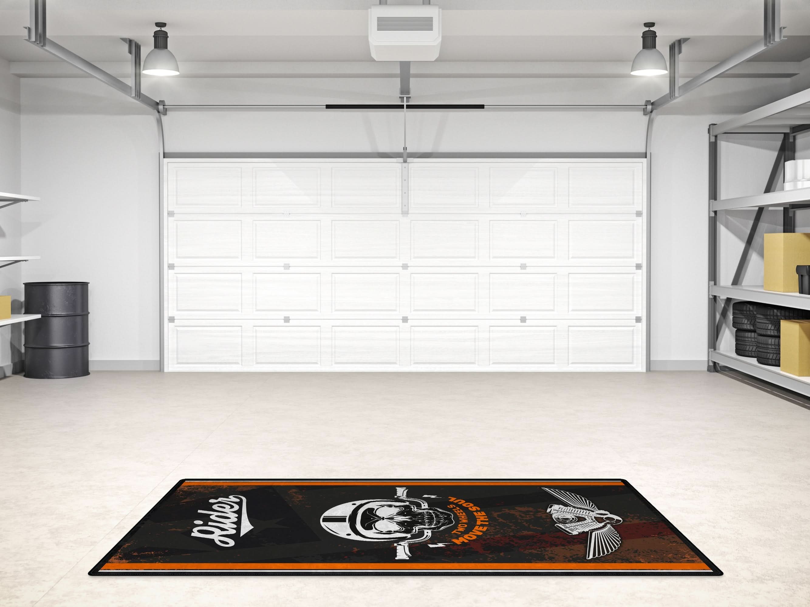 Motorcycle Mat Design for Chopper, Cruiser, Touring, Sport Motorcycle "Move The Soul" - MM751