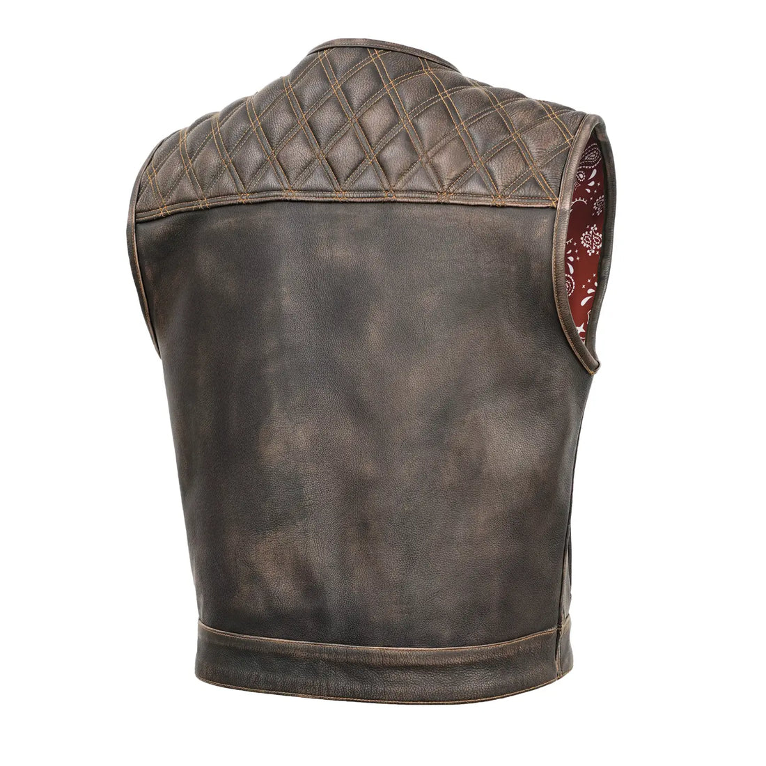 Liberty Knight - Blaze Lowside Men's Leather Vest