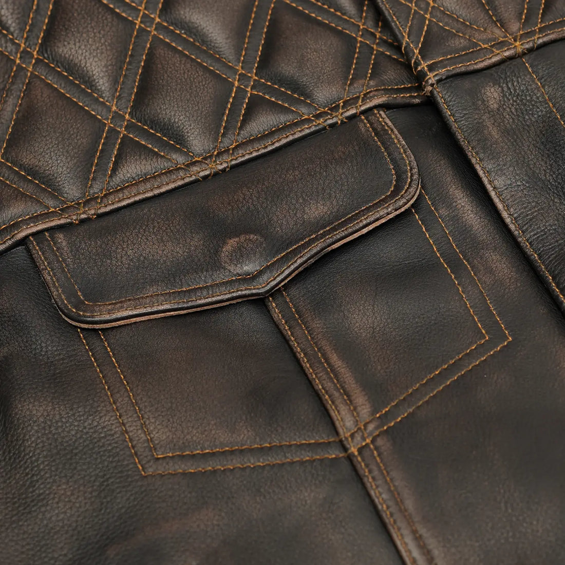 Liberty Knight - Blaze Lowside Men's Leather Vest