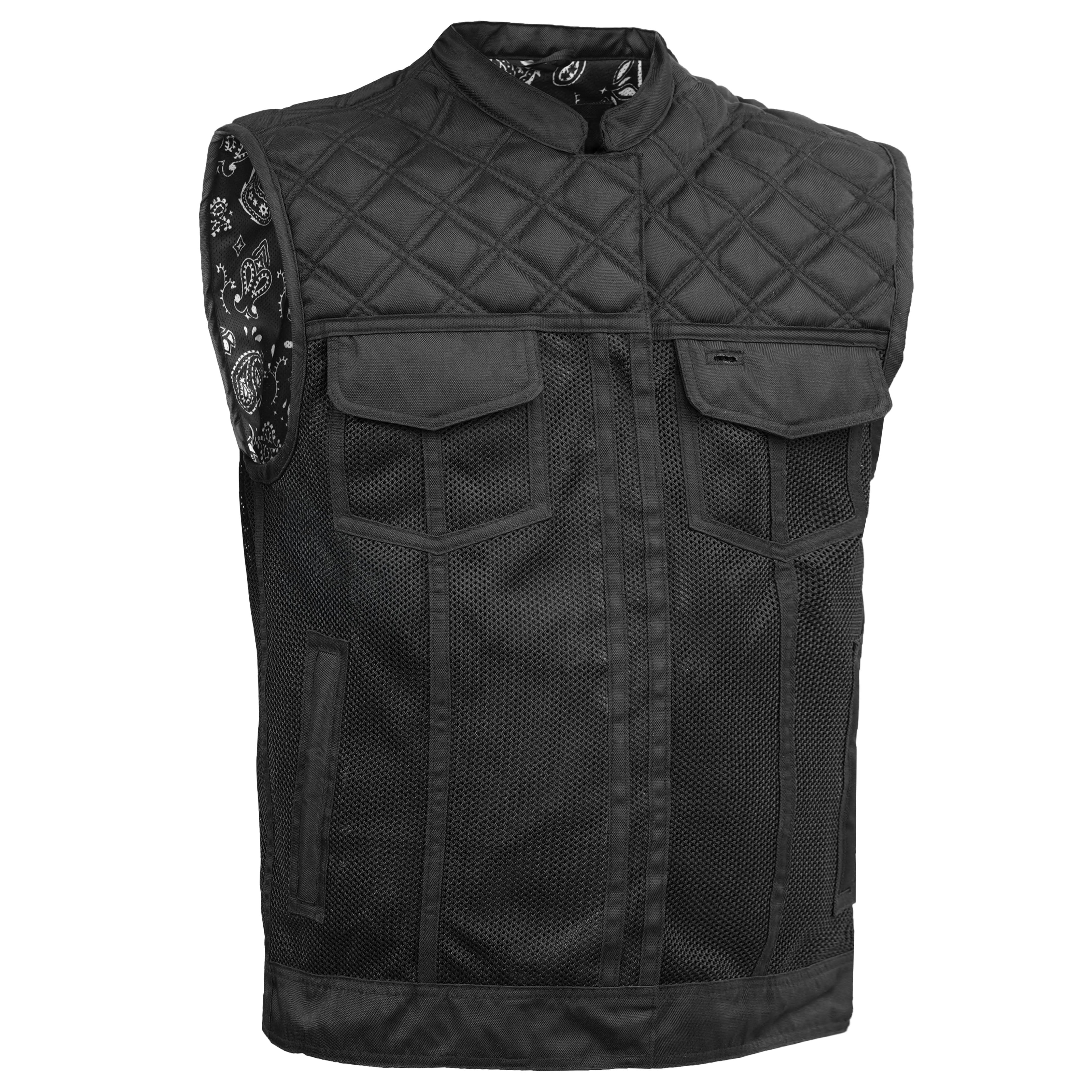 Vapor Shield Men’s Textile Motorcycle Vest