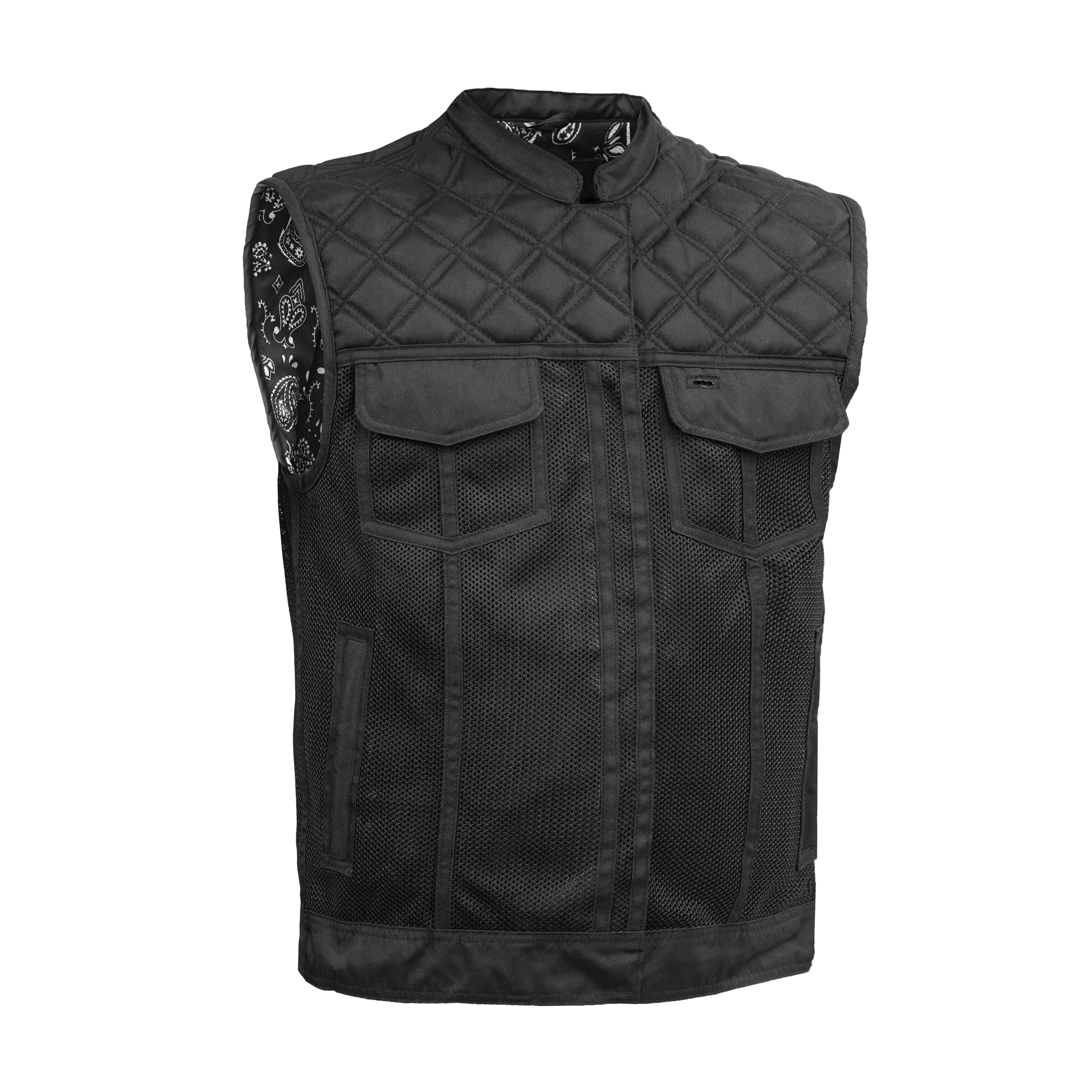 Vapor Shield Men’s Textile Motorcycle Vest
