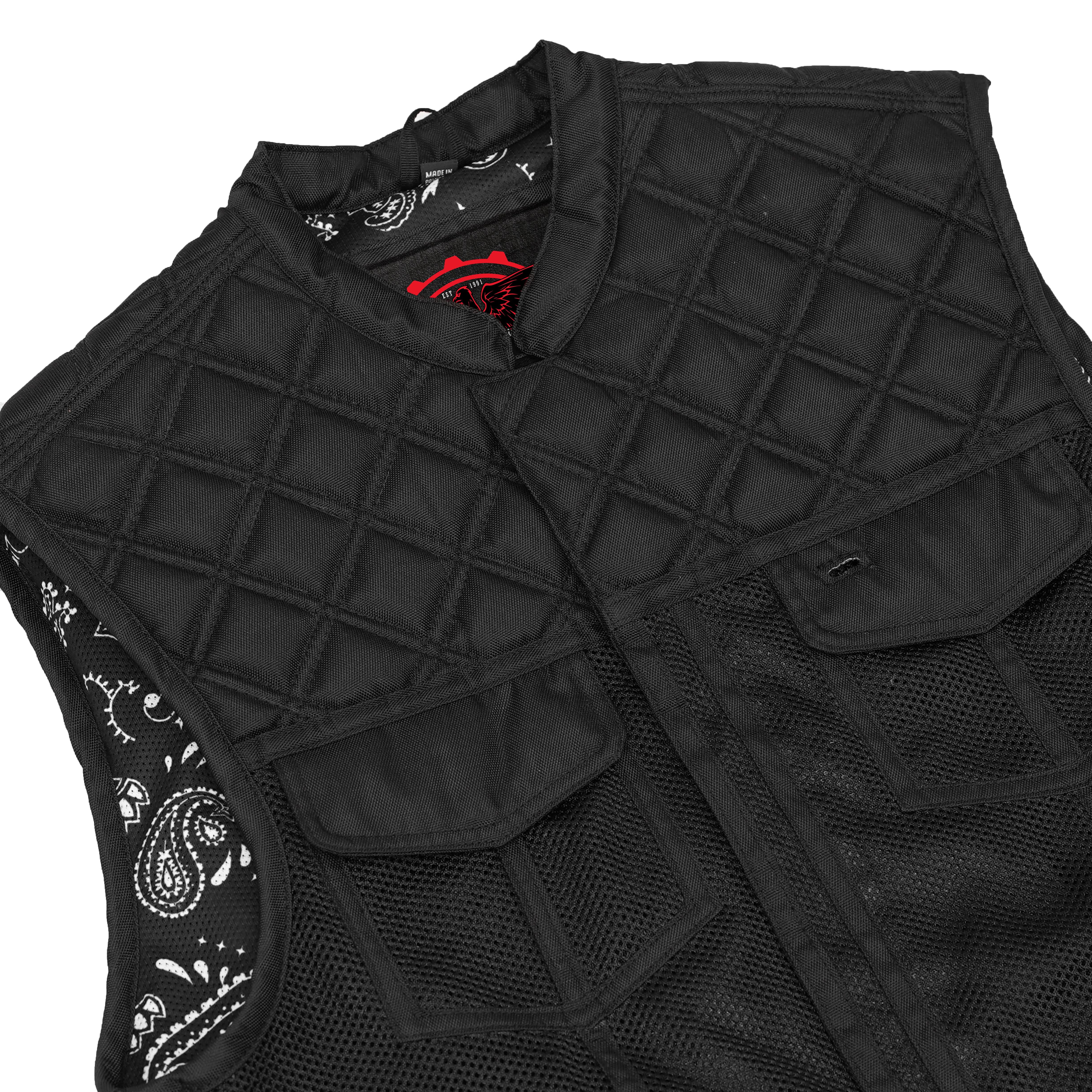 Vapor Shield Men’s Textile Motorcycle Vest