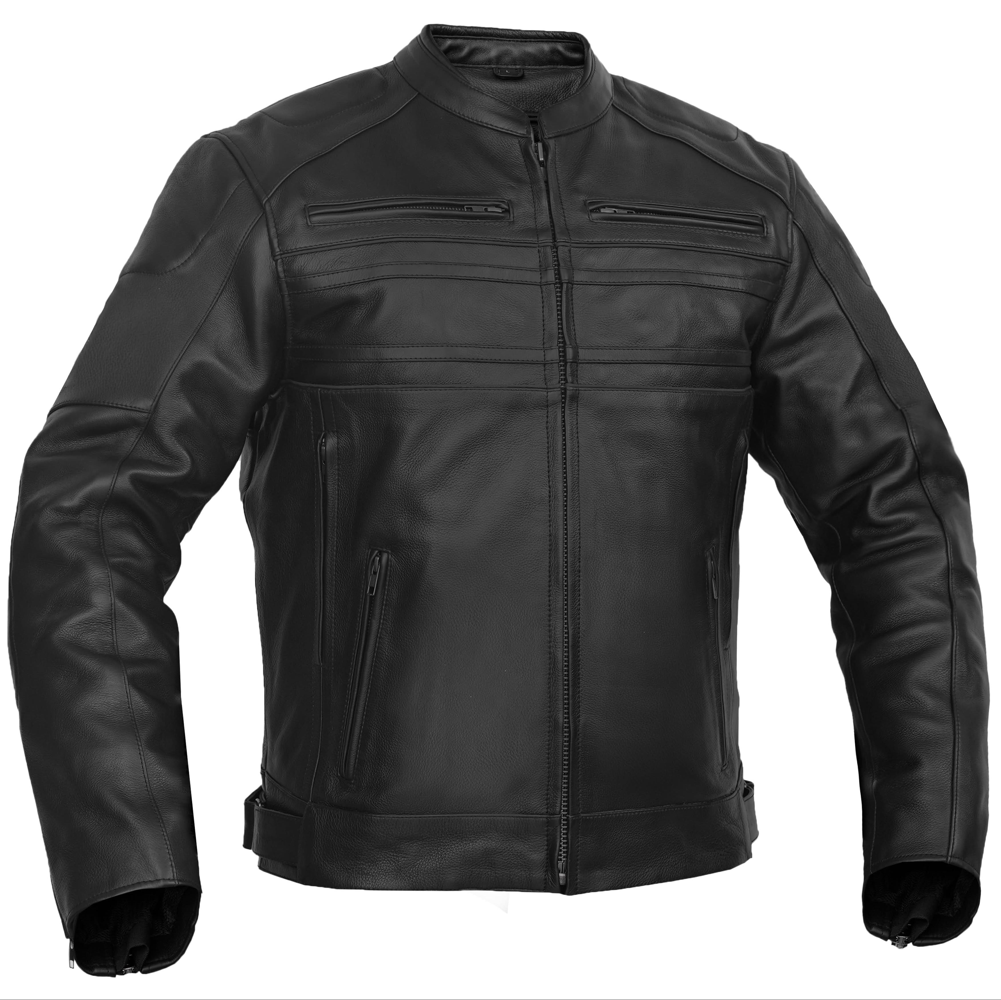 Tarmac™ Mens Leather Motorcycle Jacket