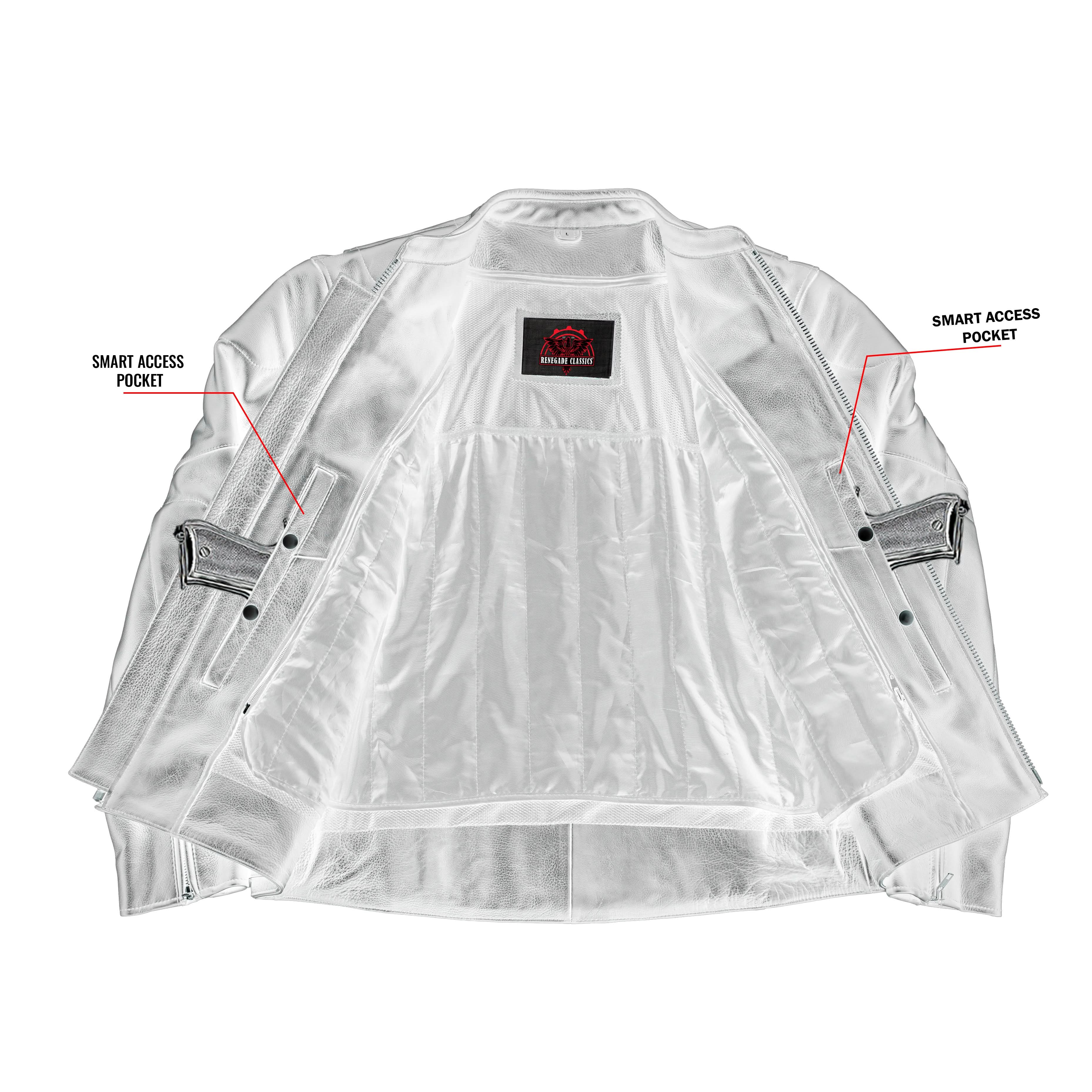 Tarmac™ Mens Leather Motorcycle Jacket