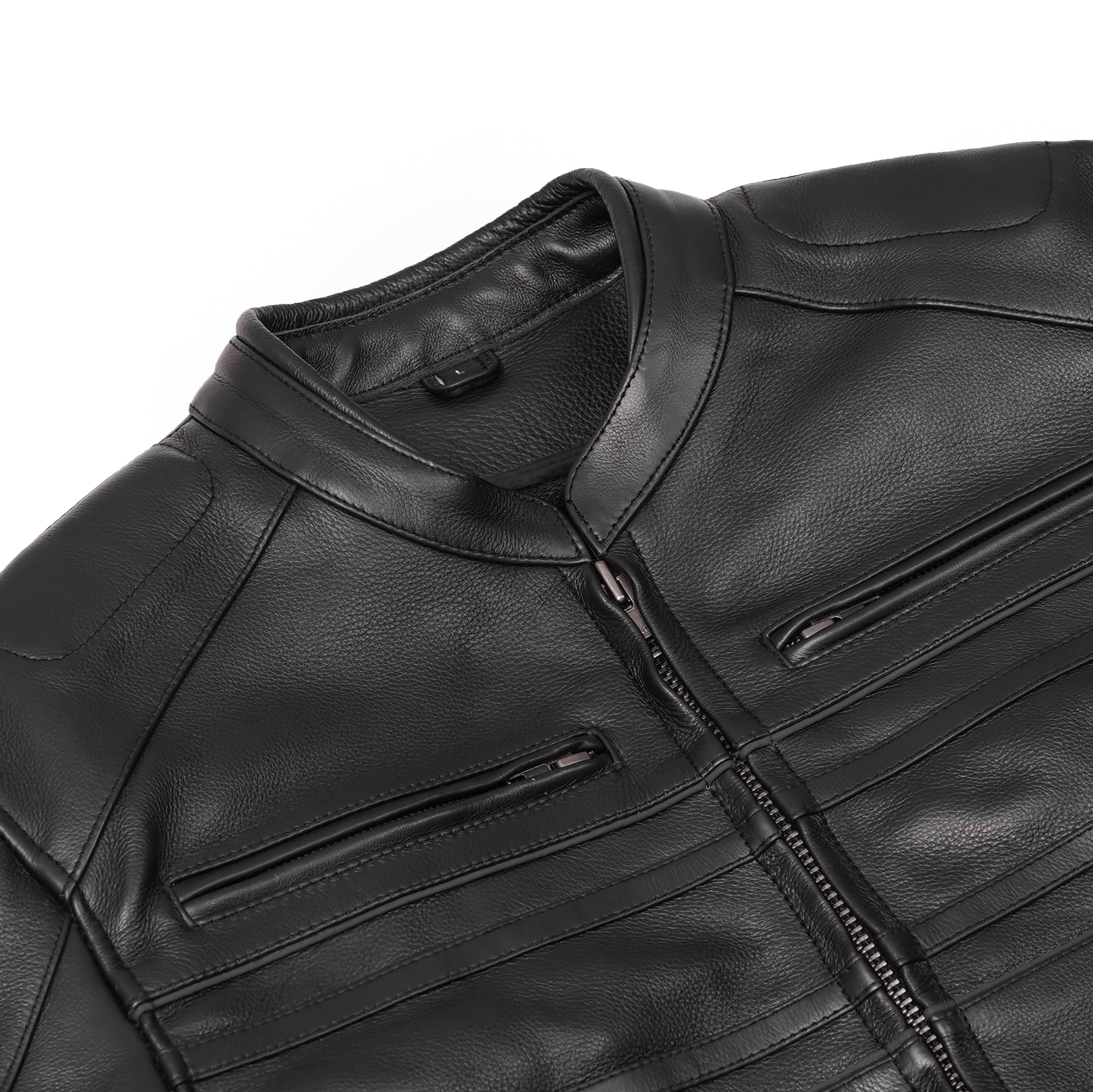 Tarmac™ Mens Leather Motorcycle Jacket