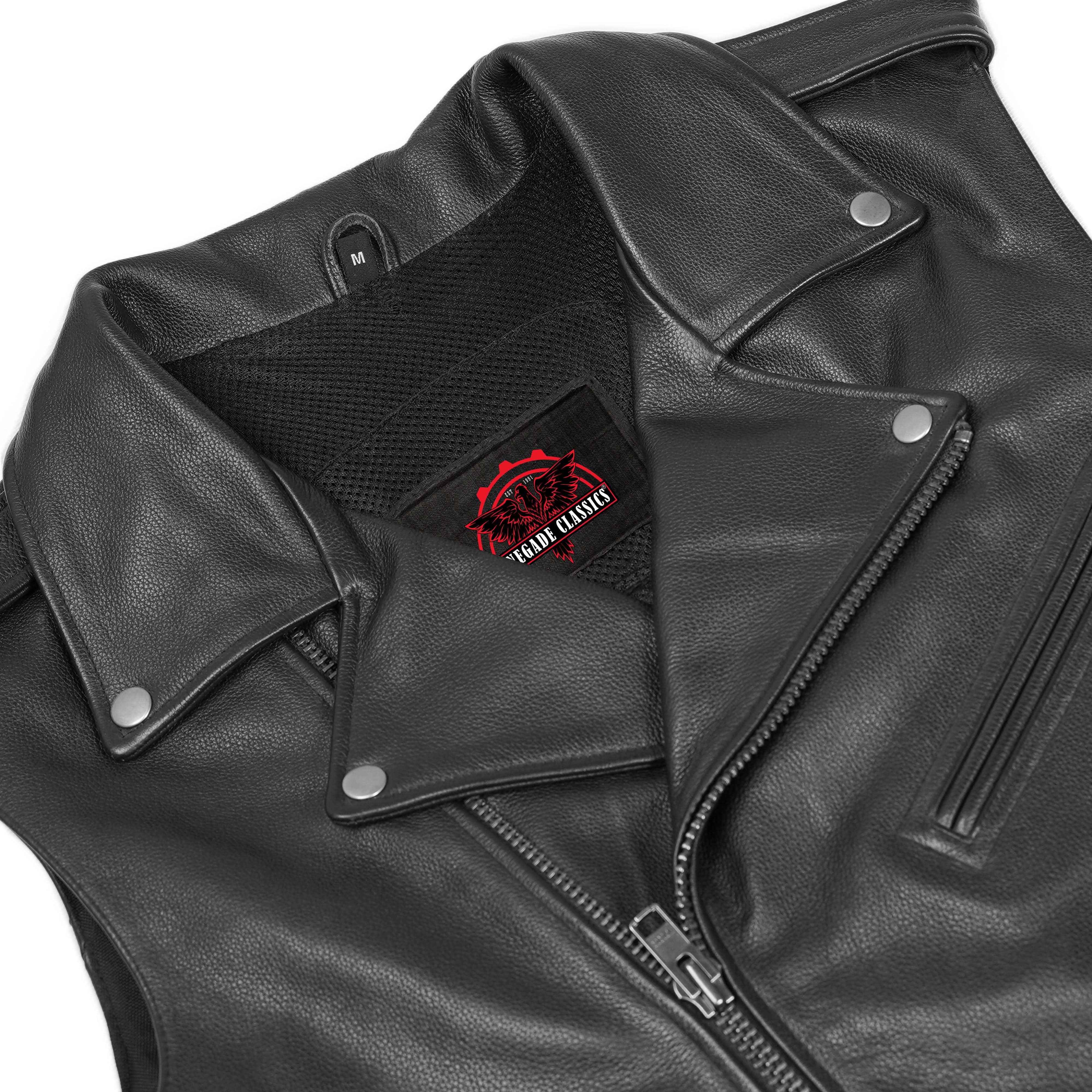 Cruze Motorcycle Leather Vest
