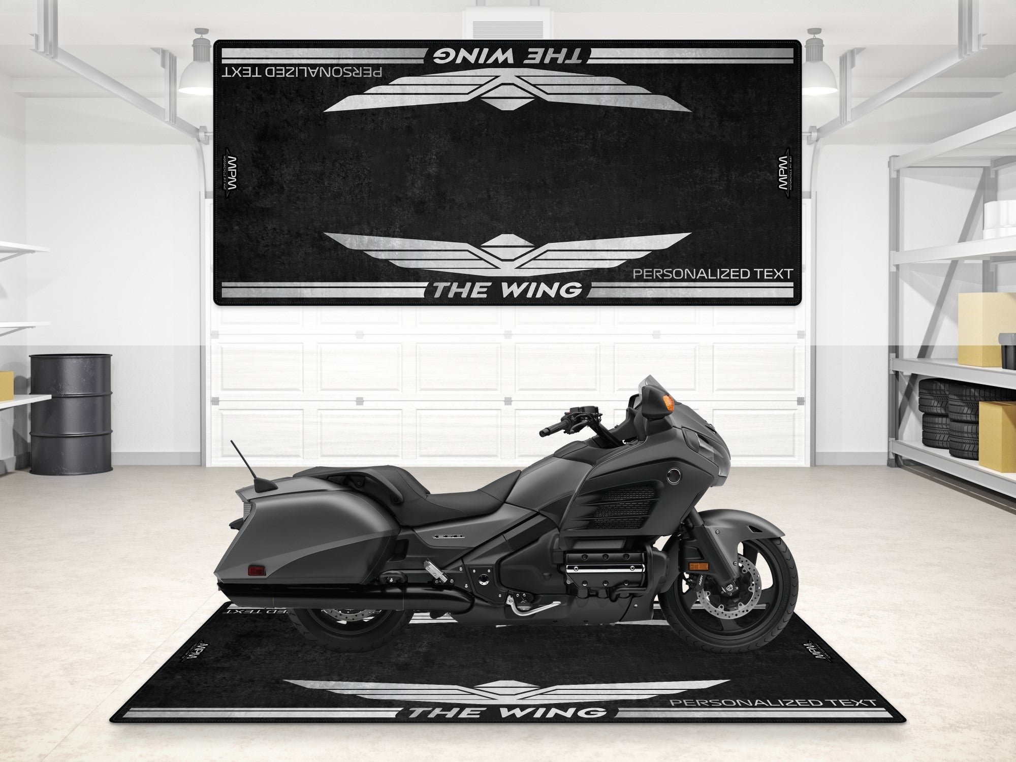 Designed Pit Mat for Honda GoldWing Motorcycle - MM7149