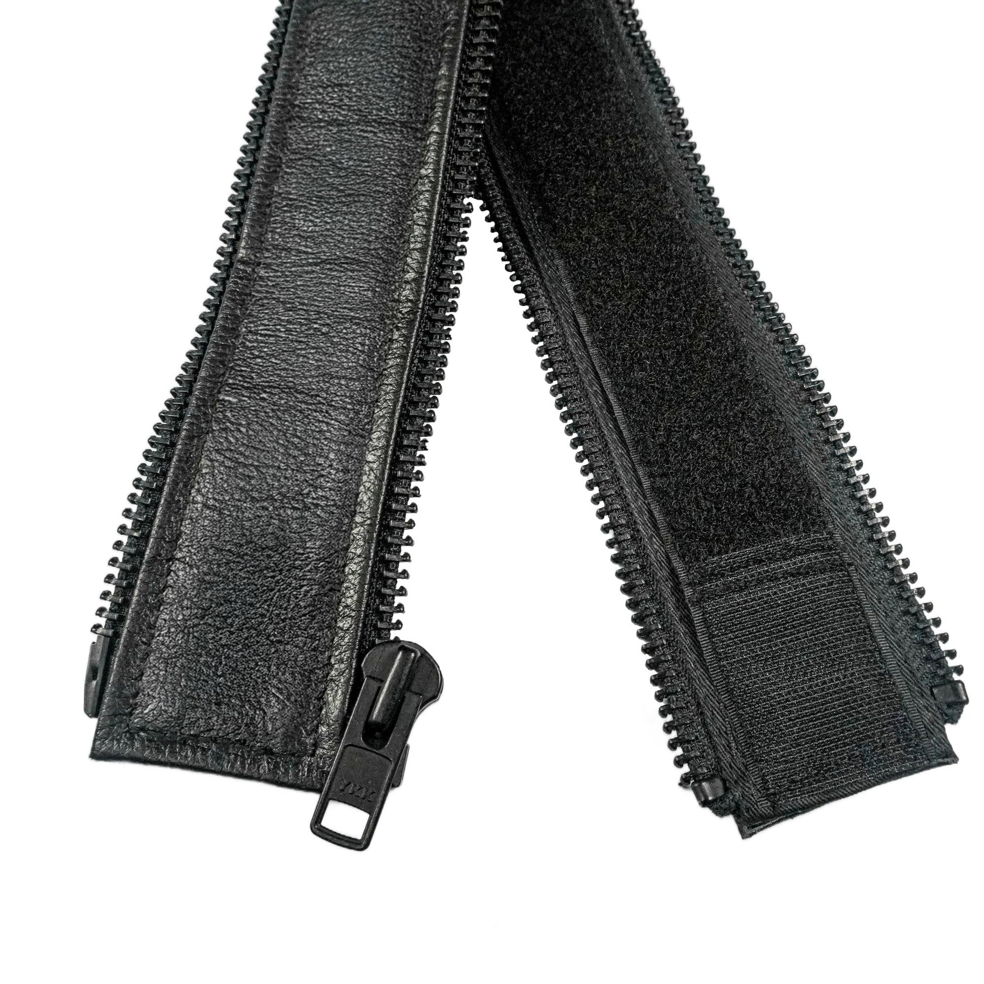 VXP505 Men's Black Universal Vest Expander Panel with Black Oxides Zip vest expanders Renegade Classics