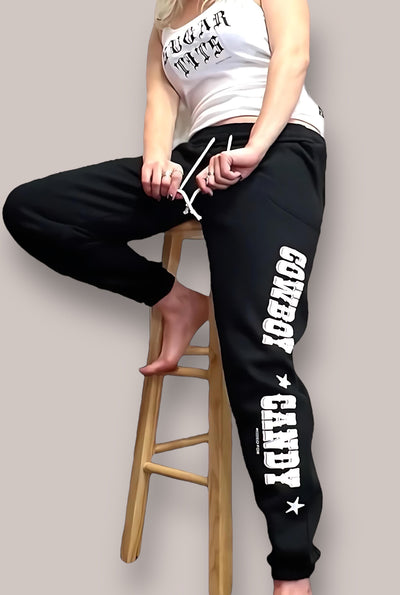 COWBOY CANDY COUNTRY COWGIRL GRAPHIC SWEAT PANTS