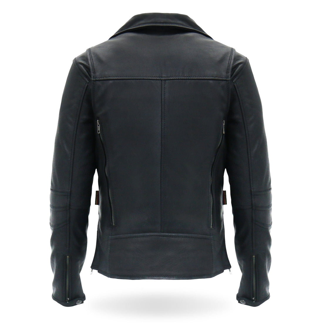 Hot Leathers JKL1029 Ladies Leather Motorcycle Concealed carry Biker Jacket with Vents and Side Zippers