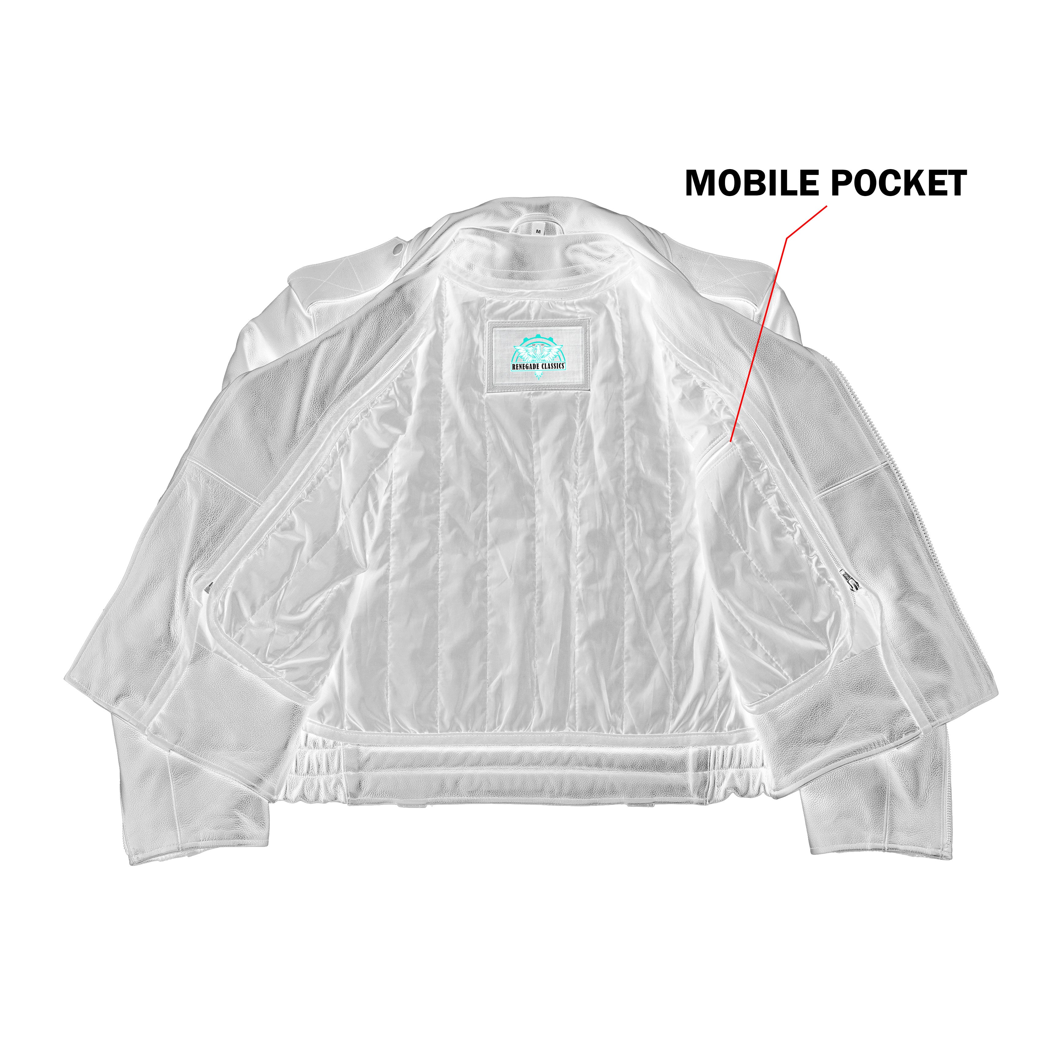 Rogue Rider™ Men’s Leather Motorcycle Jacket