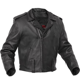 Rogue Rider™ Men’s Leather Motorcycle Jacket