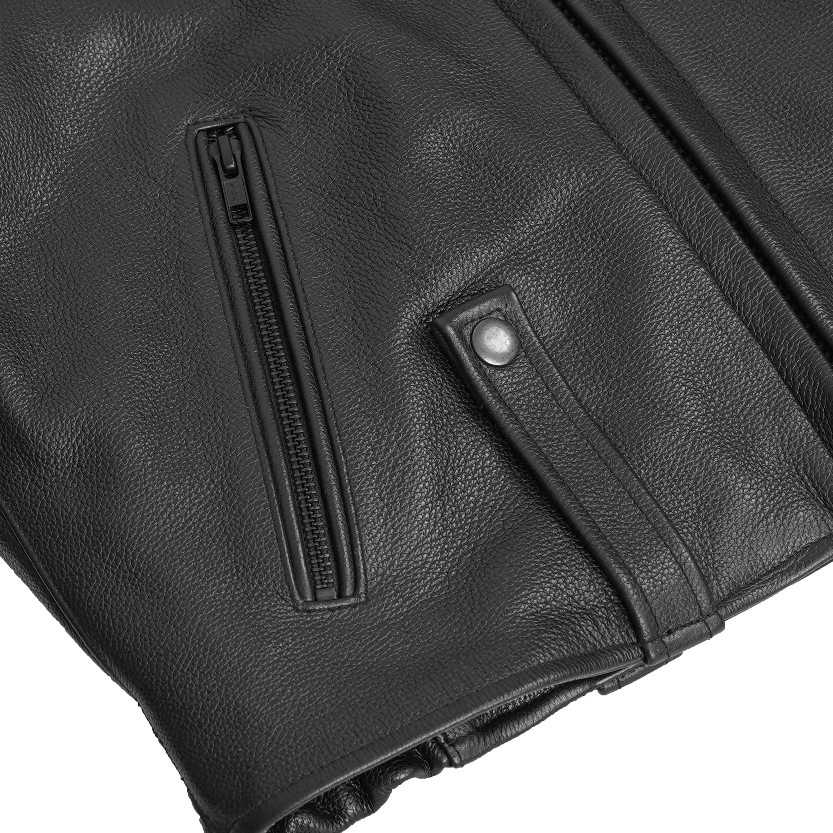 Rogue Rider Men’s Leather Motorcycle Jacket