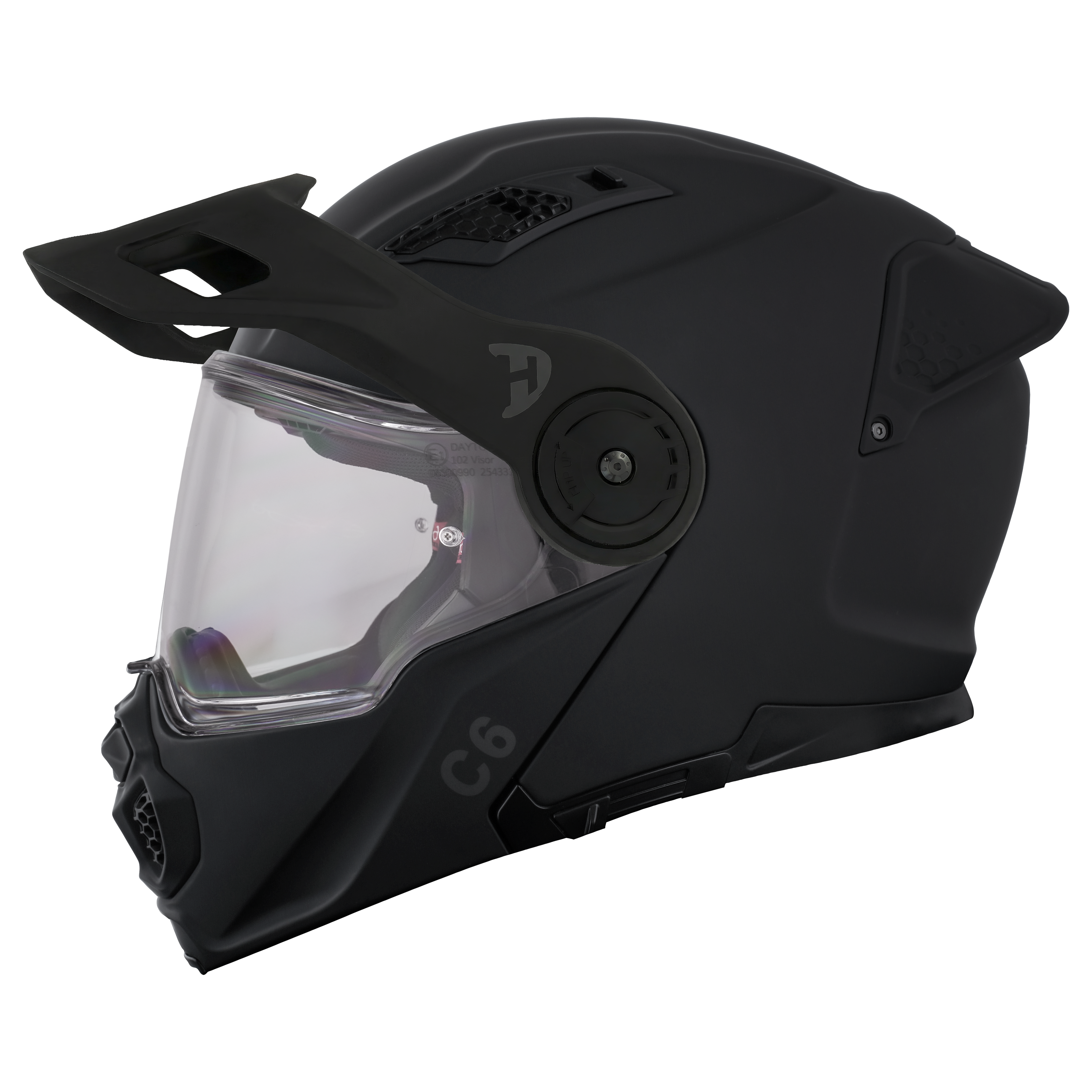 D.O.T. & ECE Daytona C6- Dull Black