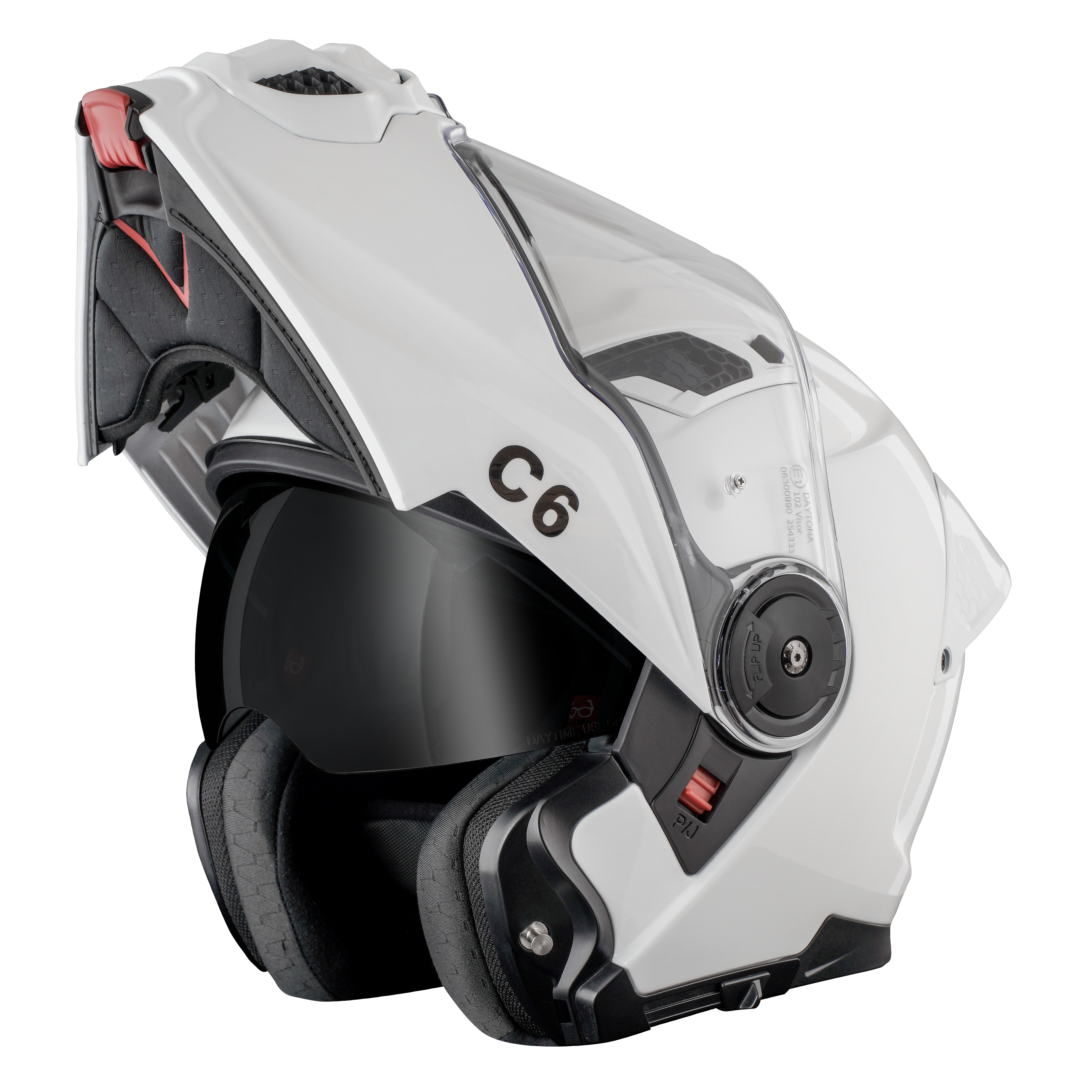 D.O.T. & ECE Daytona C6- Hi-Gloss White