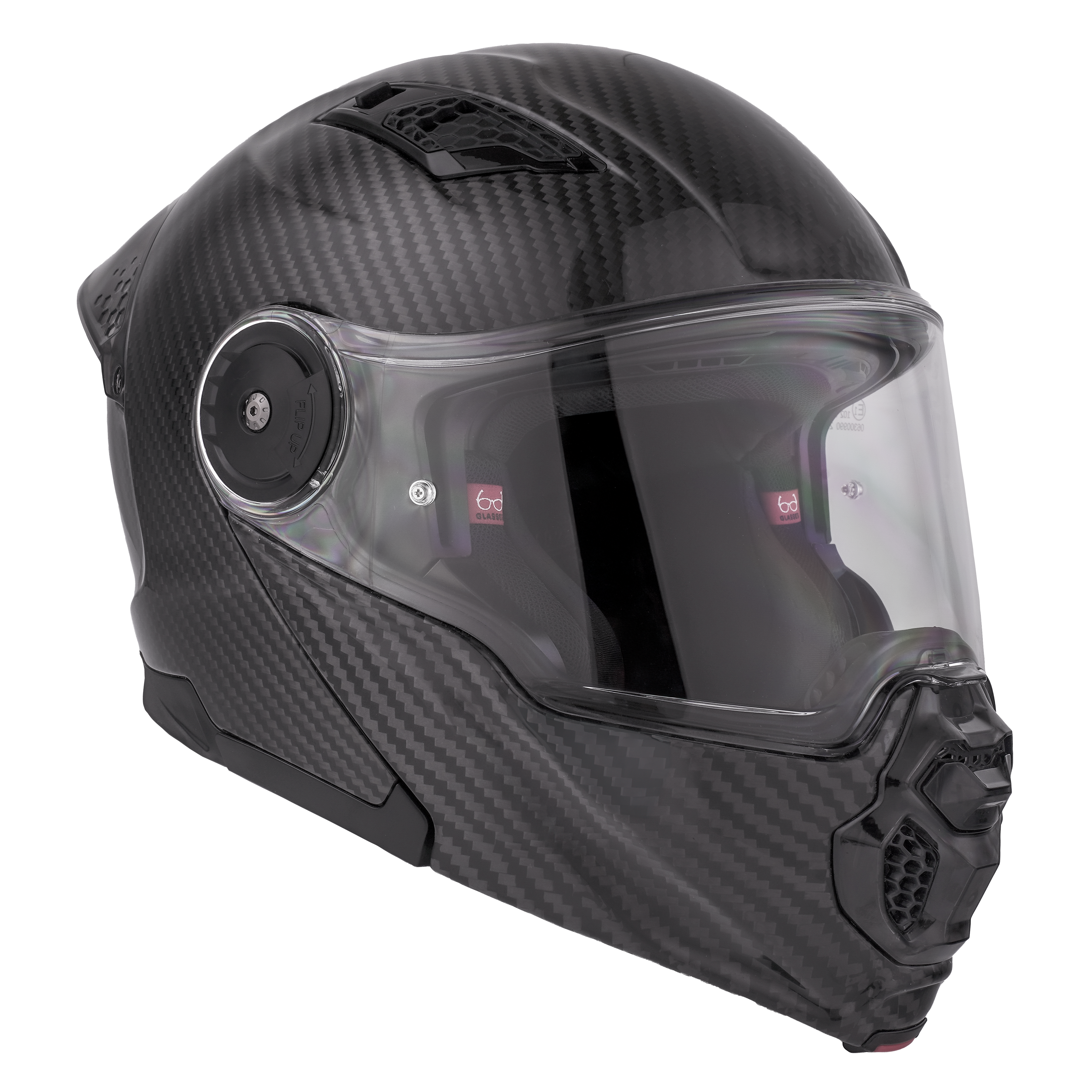 D.O.T. & ECE Daytona C6 PRO- Grey Carbon Fiber