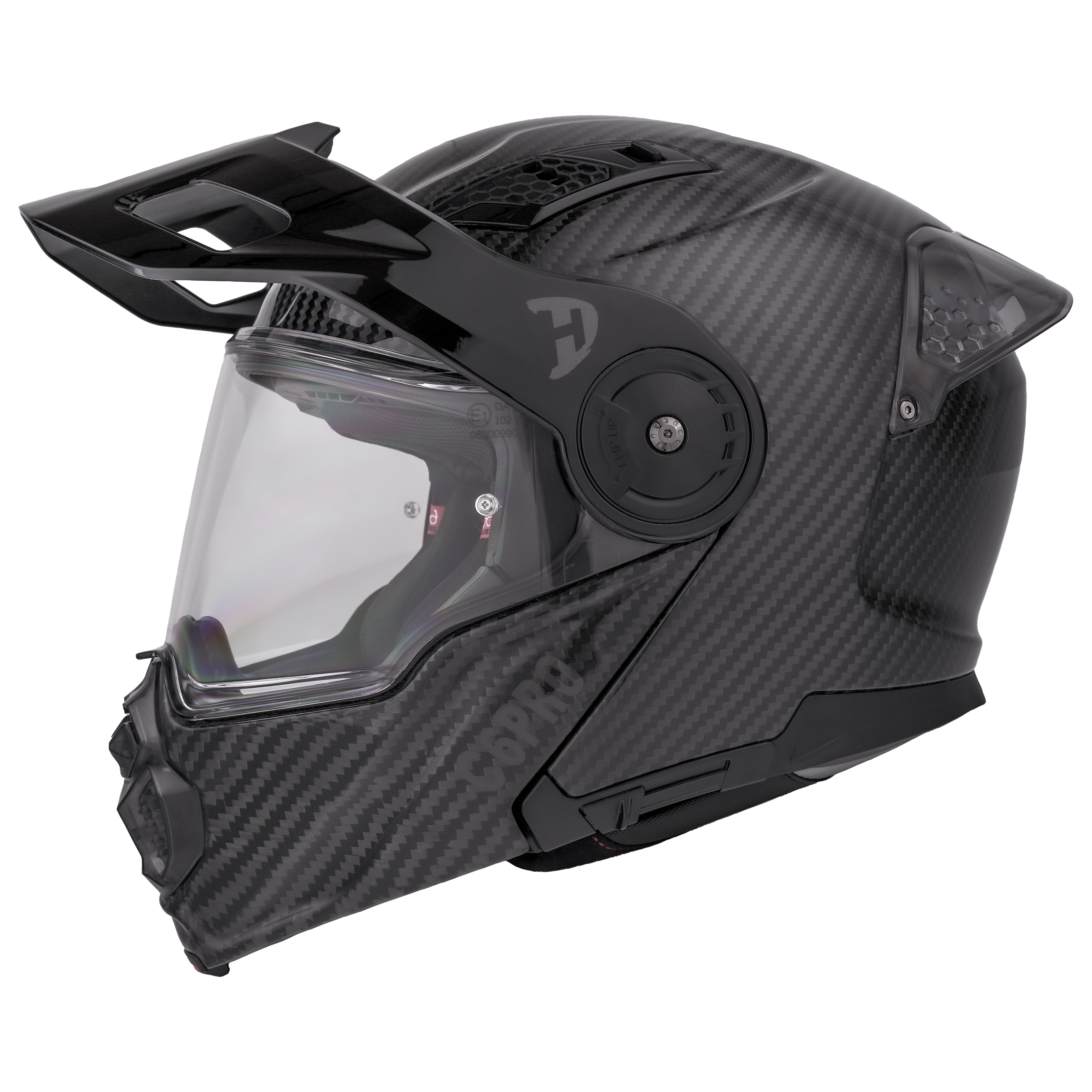 D.O.T. & ECE Daytona C6 PRO- Grey Carbon Fiber