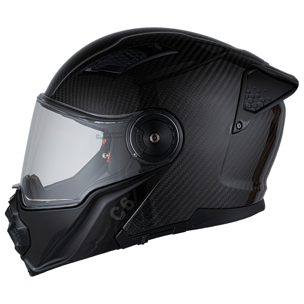 D.O.T. & ECE Daytona C6- Grey Carbon Fiber