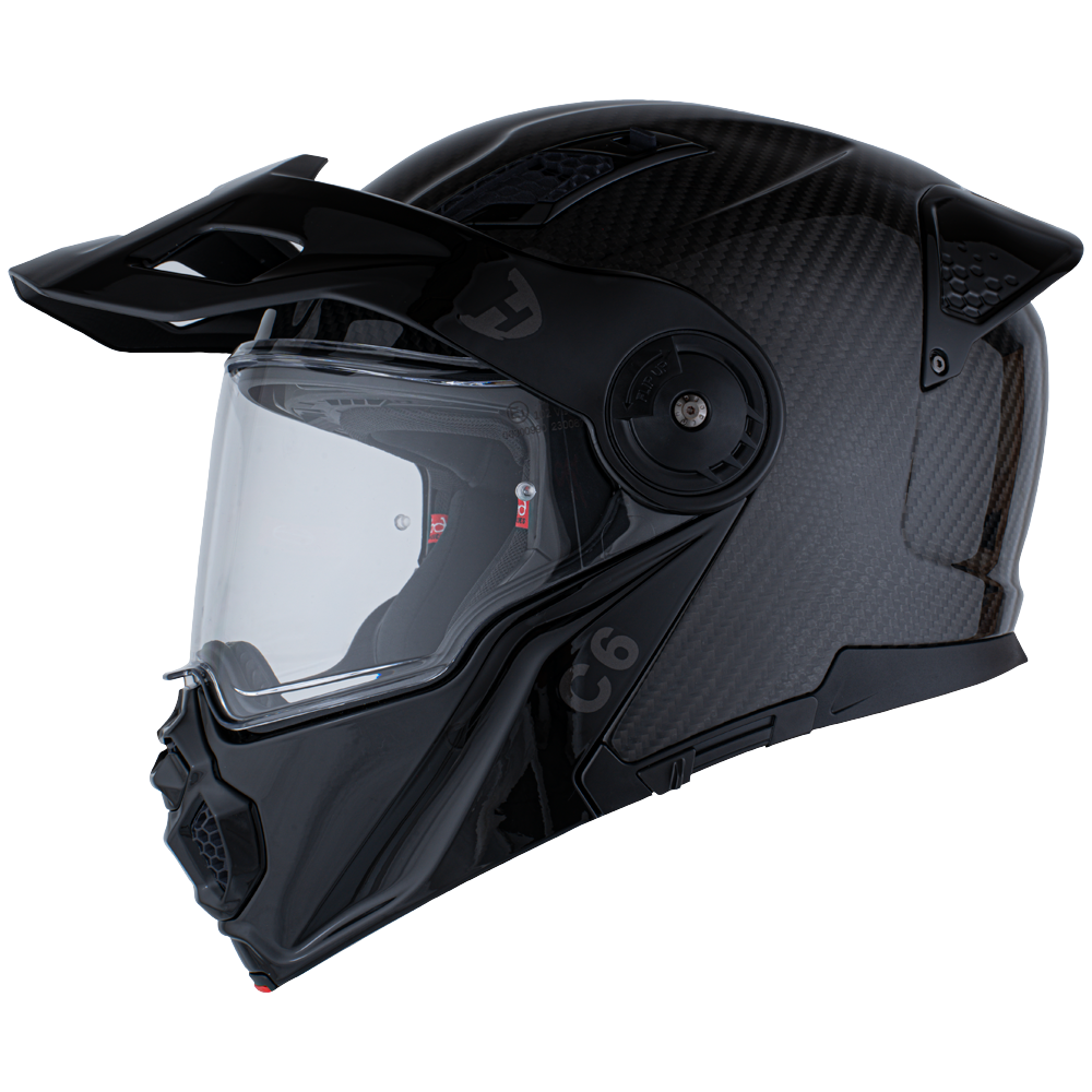 D.O.T. & ECE Daytona C6- Grey Carbon Fiber