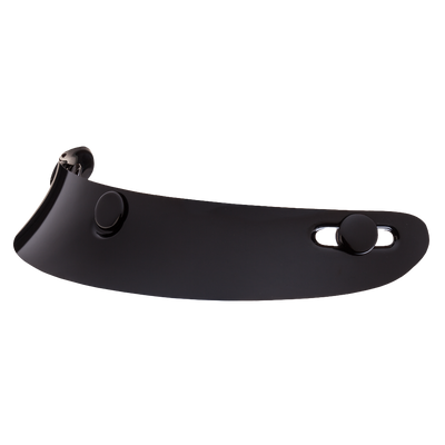 Mini Scoop Visor- Gloss Black