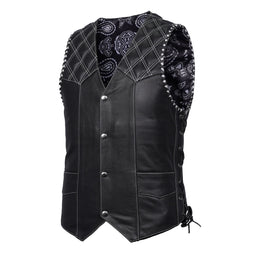 Velrik Men’s Leather Vest