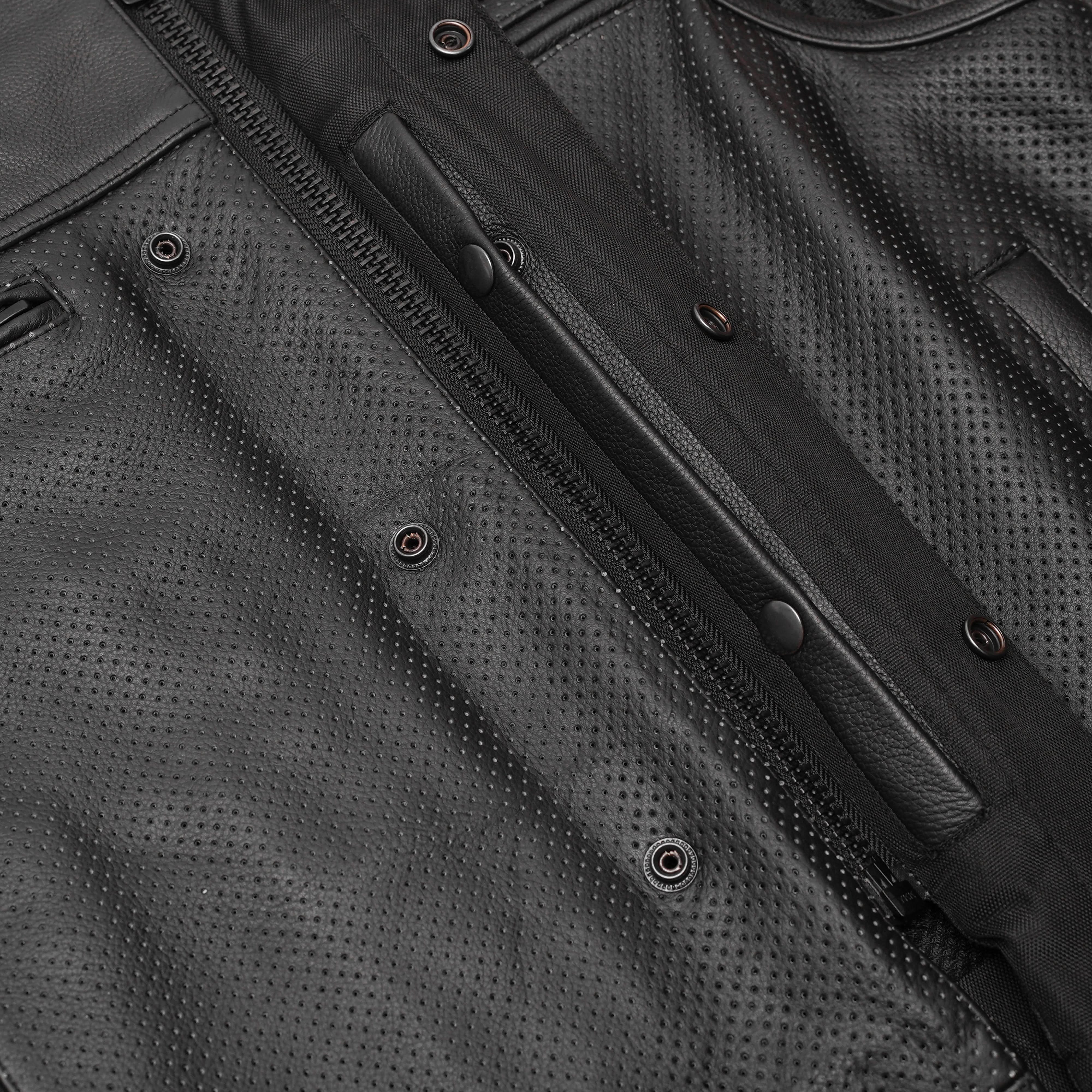 Gravel Ghost Men’s Leather Motorcycle Vest