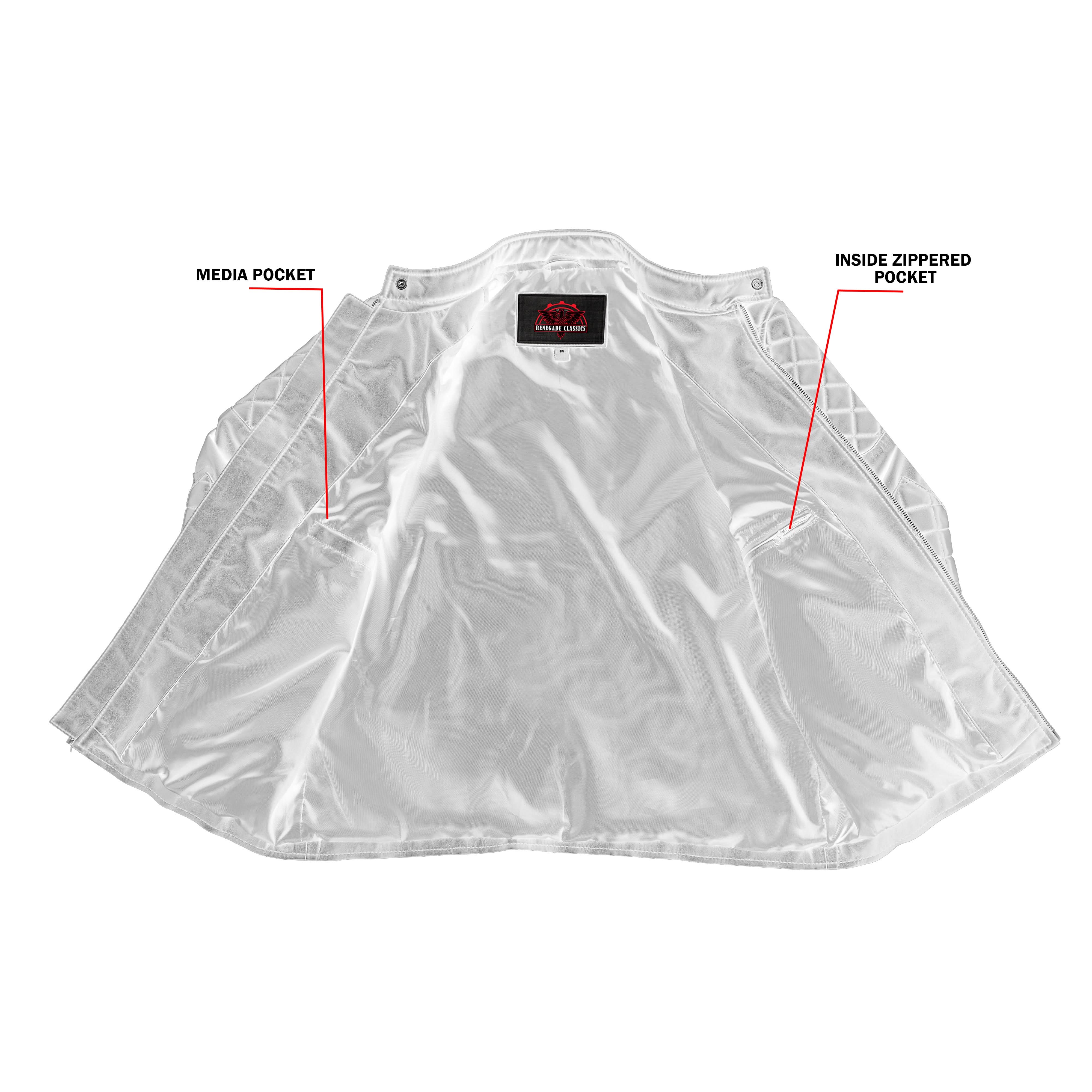 Venture Guard Men’s Faux Leather Motorcycle Jacket