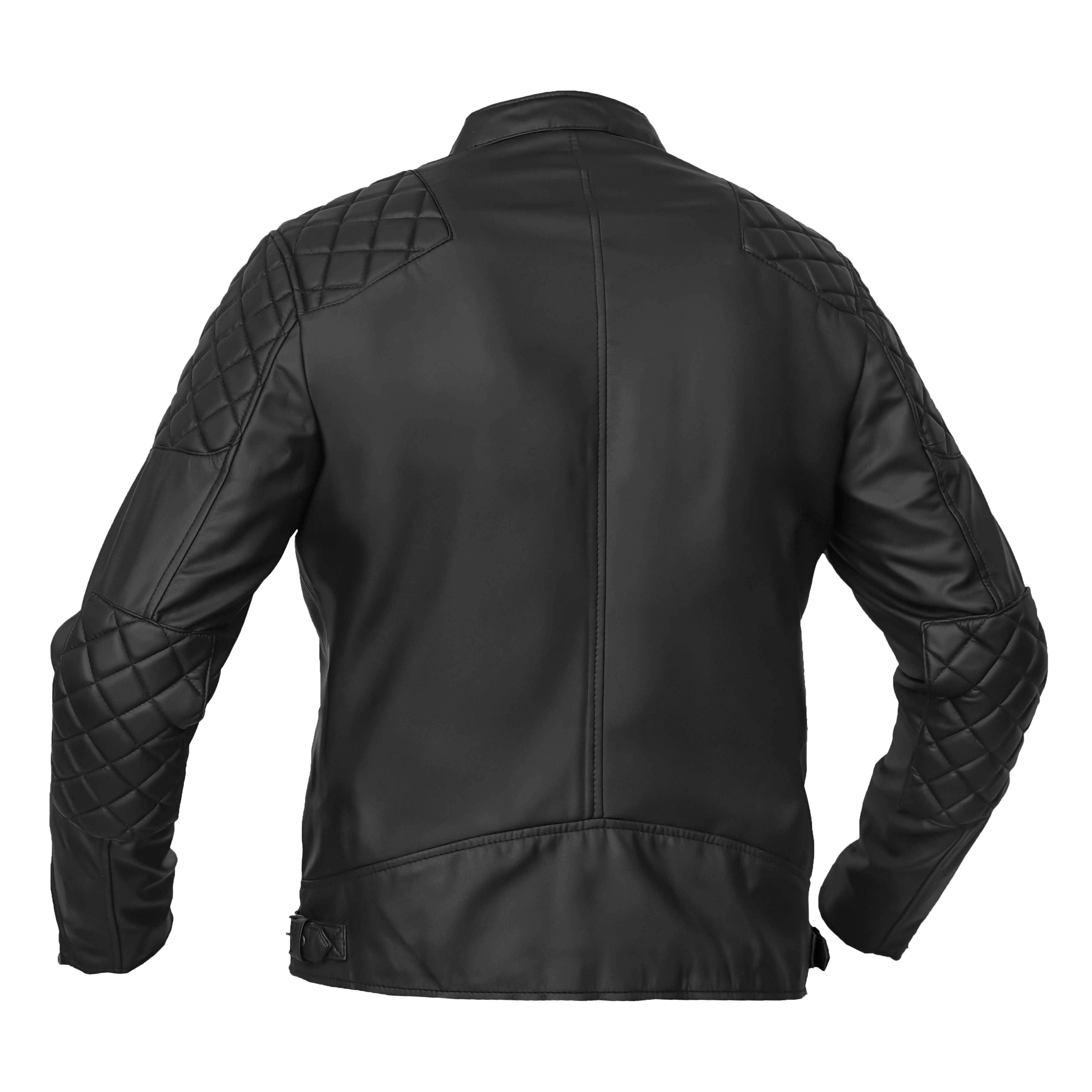 Venture Guard Men’s Faux Leather Motorcycle Jacket