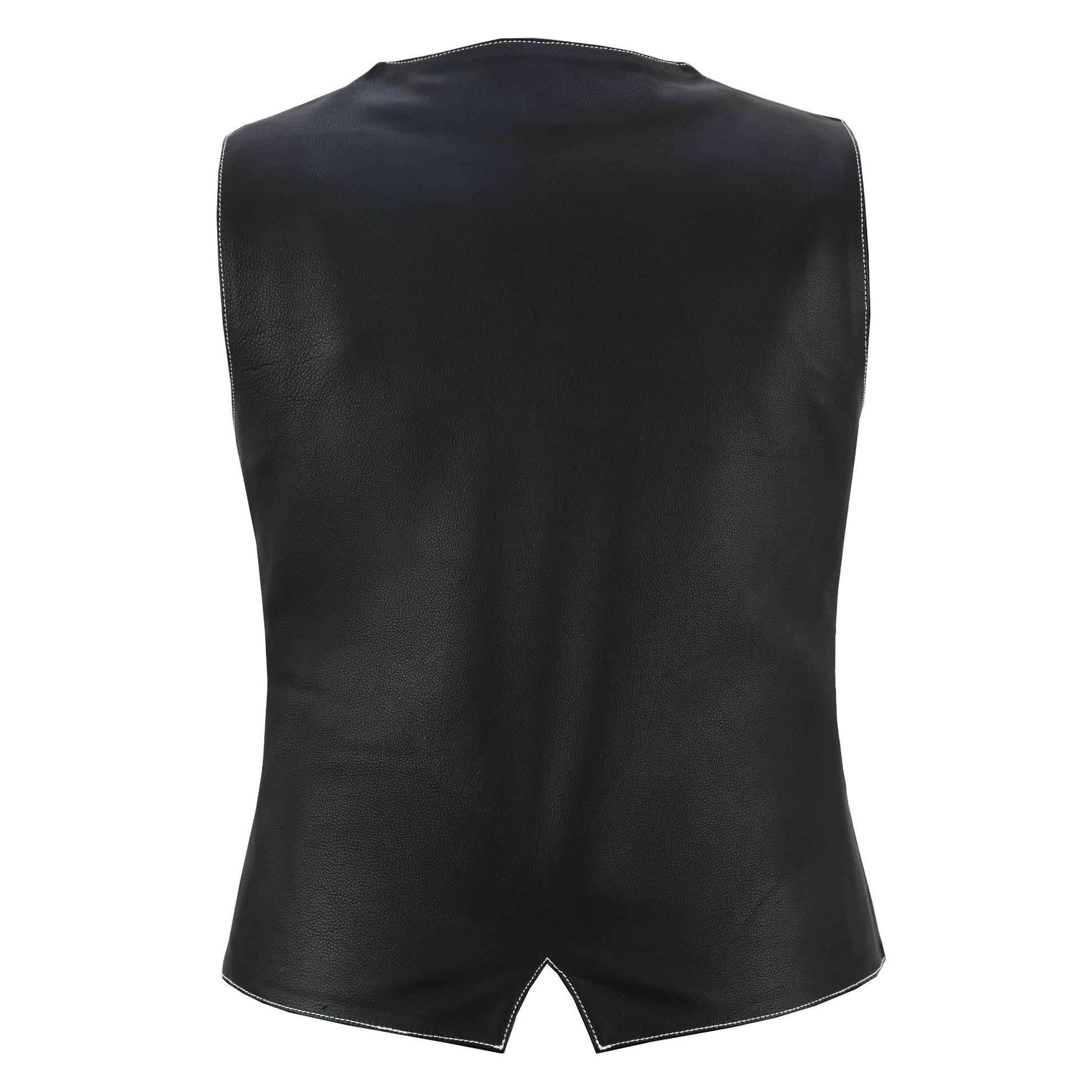 Night Edge Black Ladies Vest Womens Leather Vests Renegade Classics