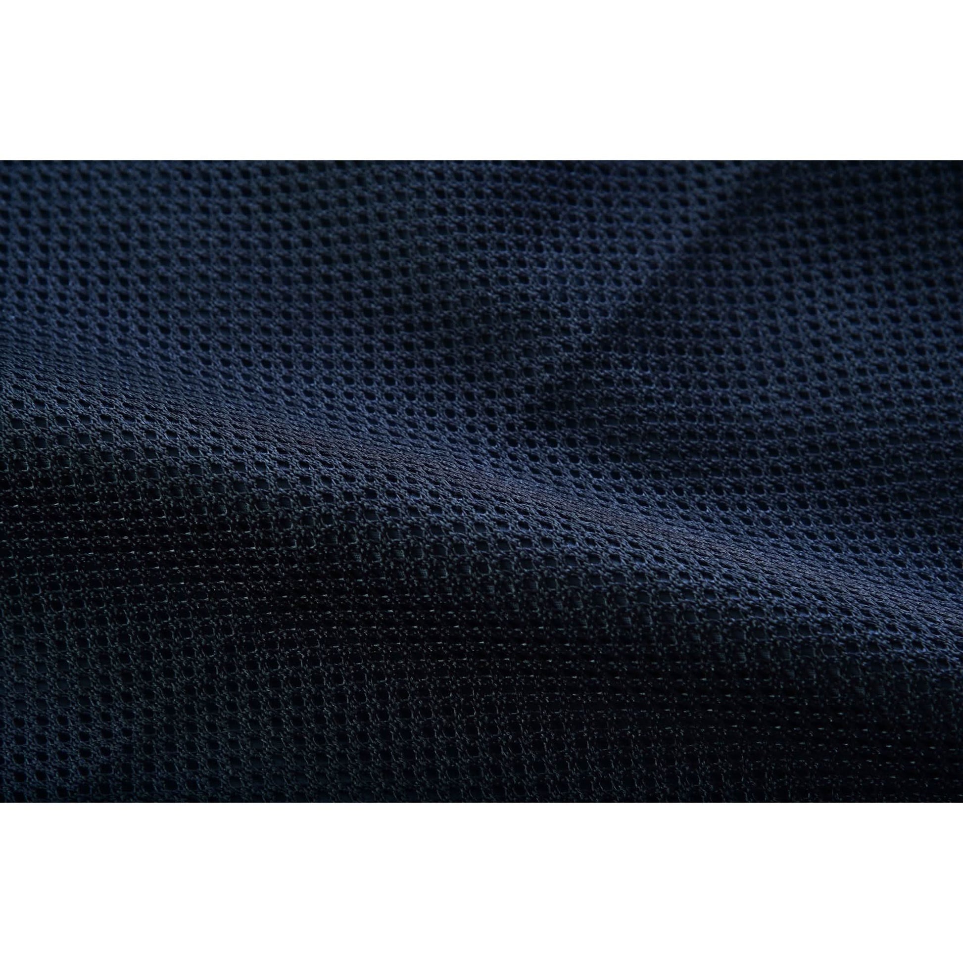 Night Tiger Menâ€™s Black Mesh Textile Vest with Orange Diamond Stitch Mens Textile Vests Renegade Classics