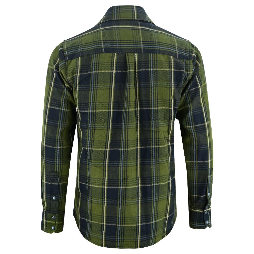 Green forest Men's Outdoor Green Flannel Shirt