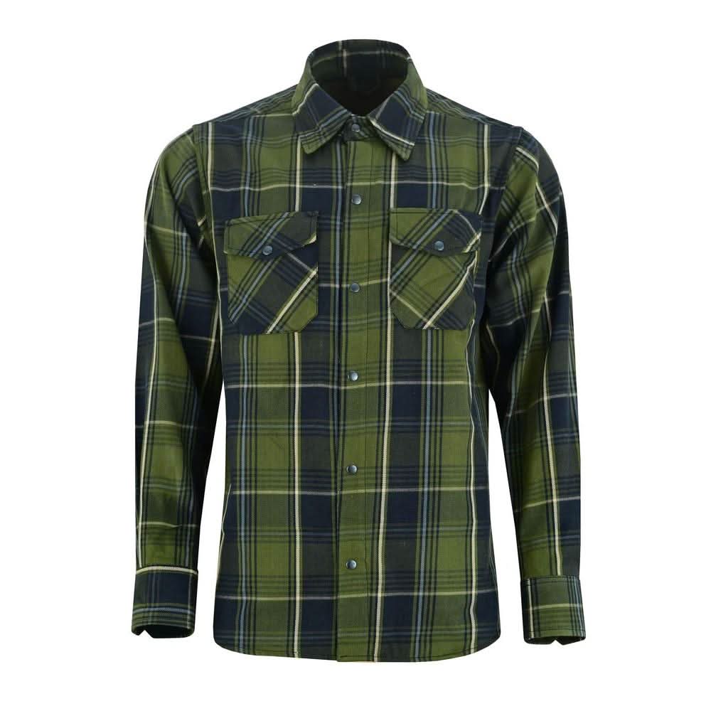 Green forest Men's Outdoor Green Flannel Shirt Flannel Renegade Classics