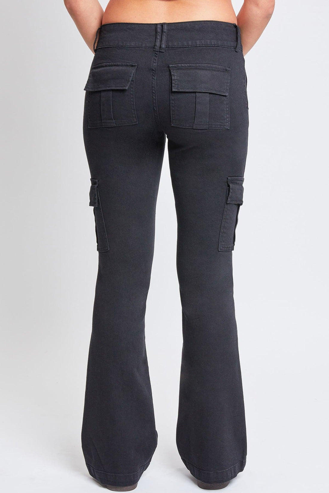 Women's Low Rise Cargo Flare Jean