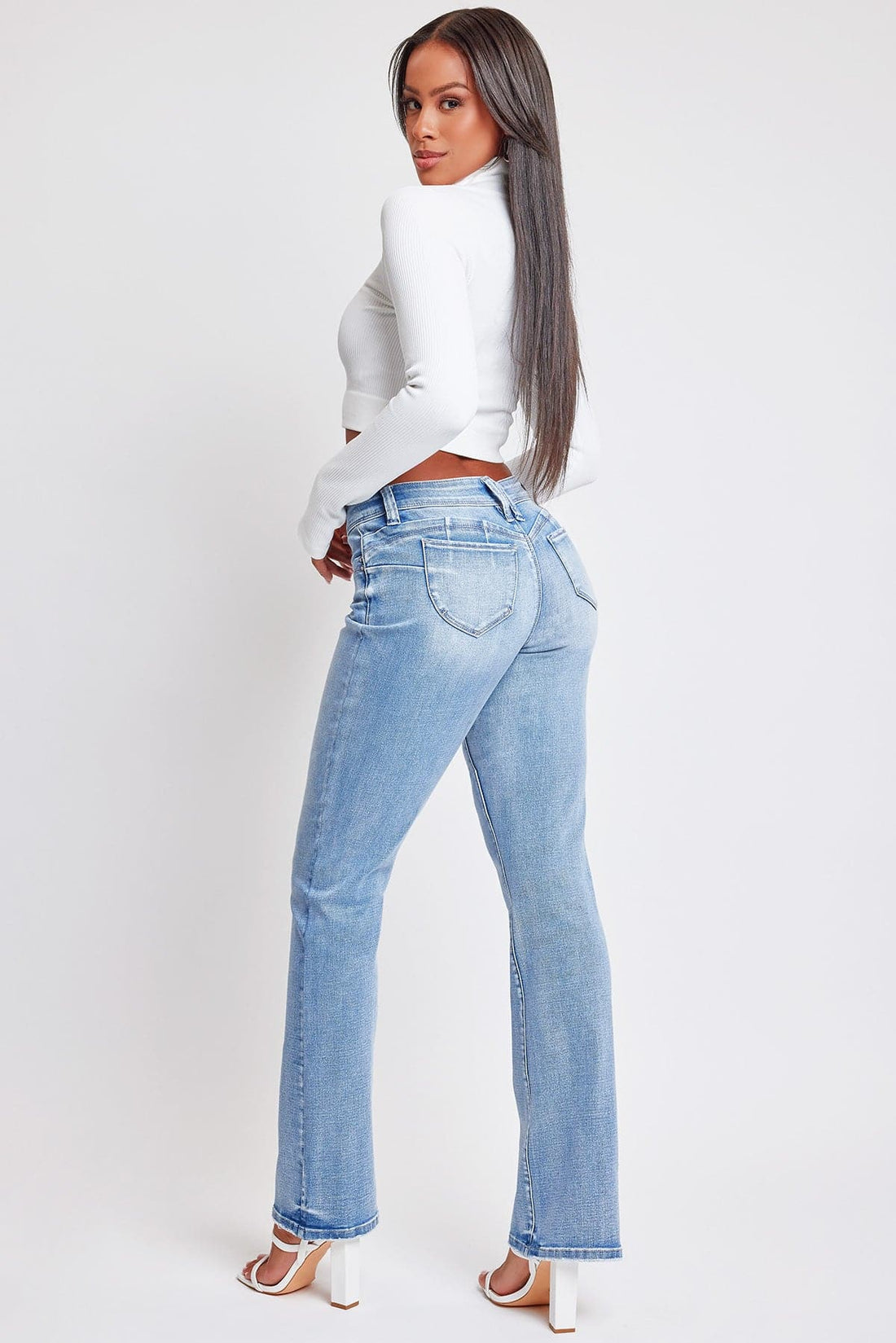 Women’s Sustainable WannaBettaButt Mid-Rise Bootcut Jeans