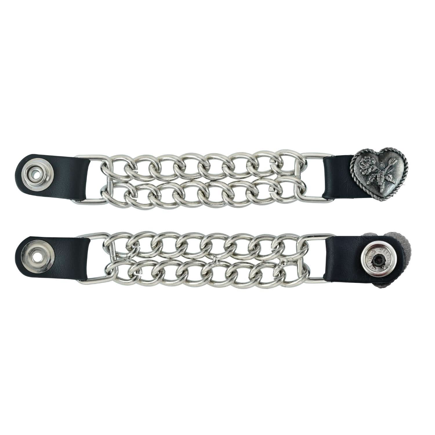 PKV133D Vest Extender - Heart Rose Vest Extenders Renegade Classics