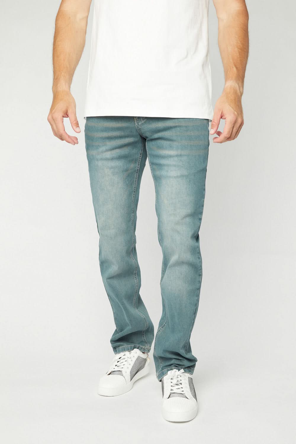 Pax Men's Lt Blue Slim Stretch Jeans