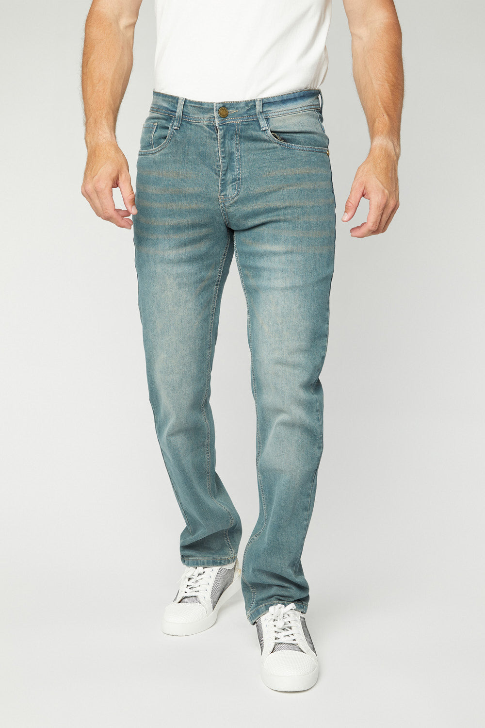 Pax Men's Lt Blue Slim Stretch Jeans
