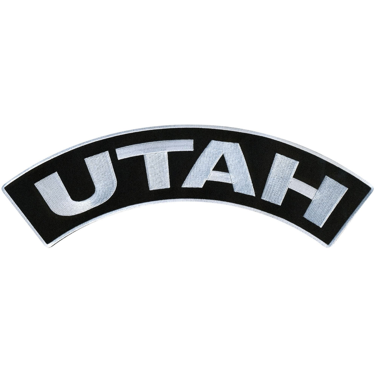 Hot Leathers Utah 12” X 3” Top Rocker Patch – Renegade Classics