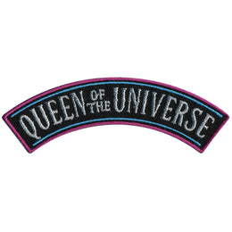 Hot Leathers Queen Of The Universe 4” X 1” Top Rocker Patch