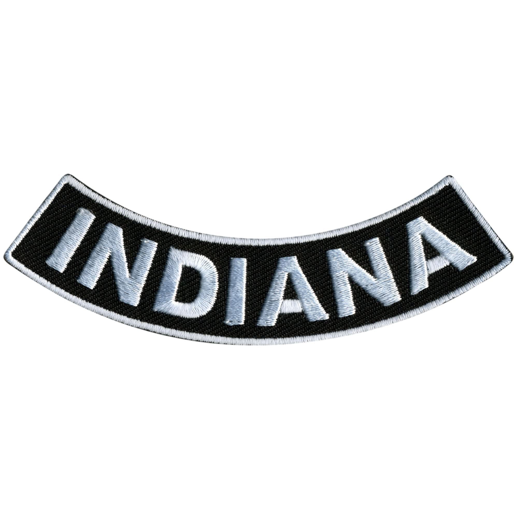Hot Leathers Indiana 4” X 1” Bottom Rocker Patch