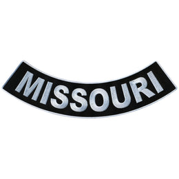 Hot Leathers Missouri 12” X 3” Bottom Rocker Patch