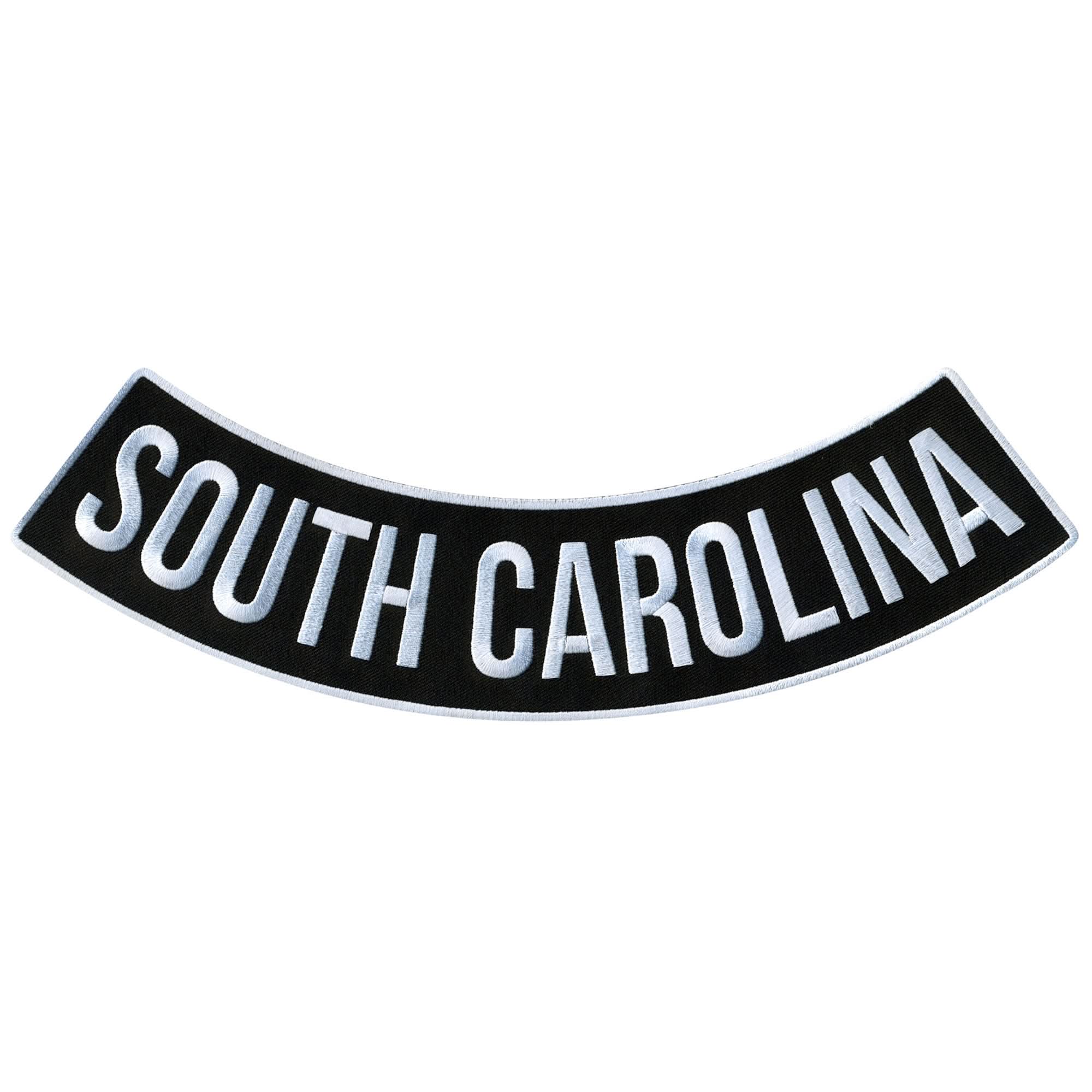 Hot Leathers South Carolina 12” X 3” Bottom Rocker Patch